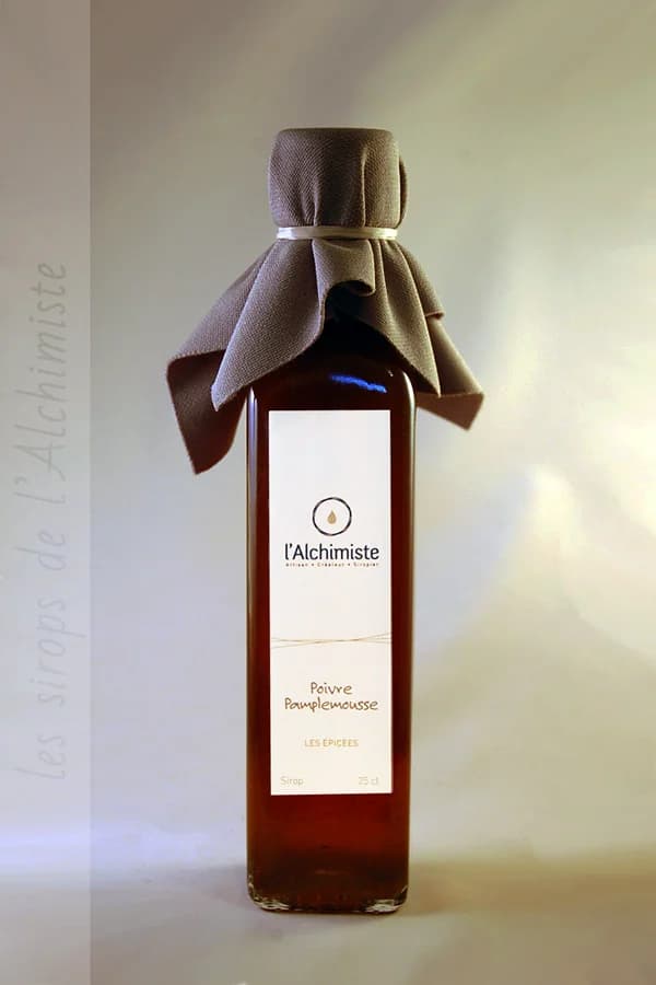 Sirop artisanal Poivre Pamplemousse (25cl)
