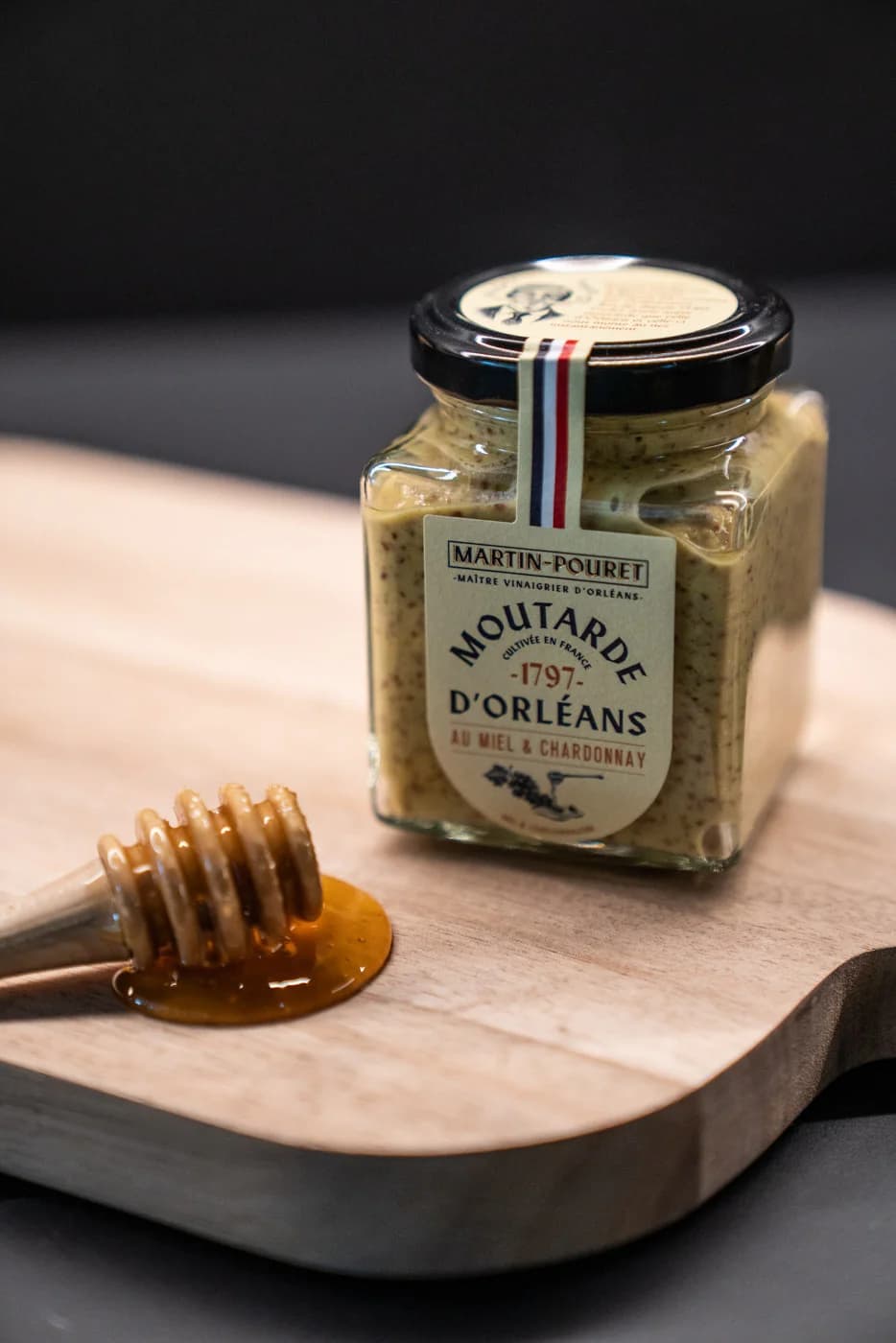 Moutarde miel et chardonnay 200g