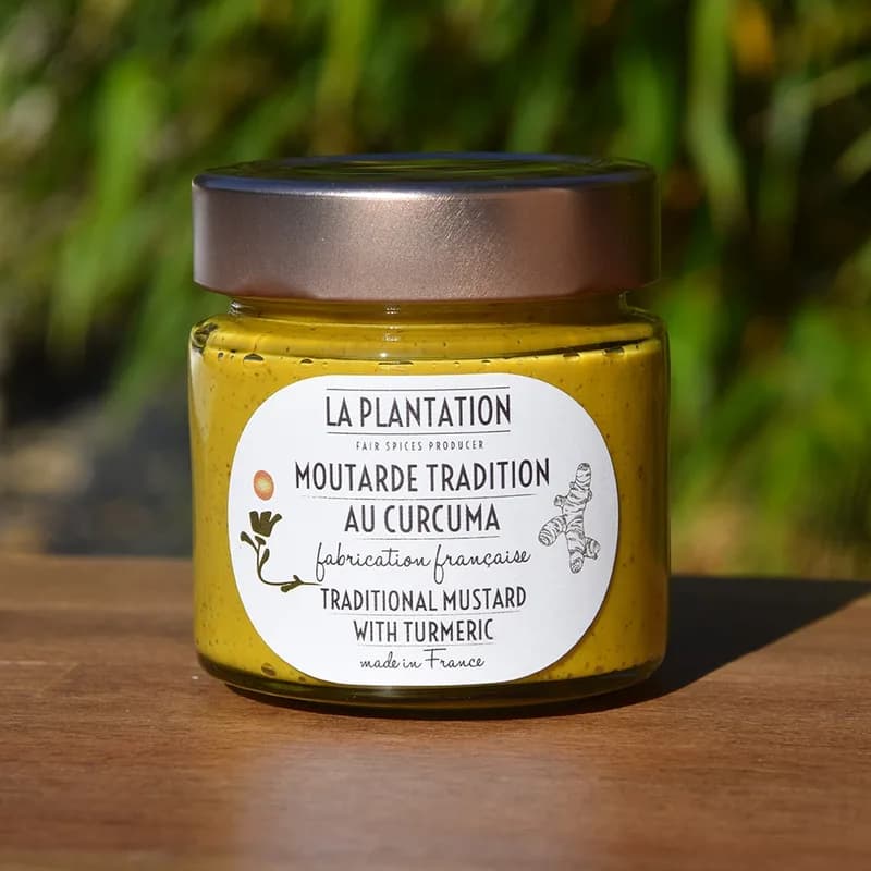 Moutarde Tradition au Curcuma — 120g