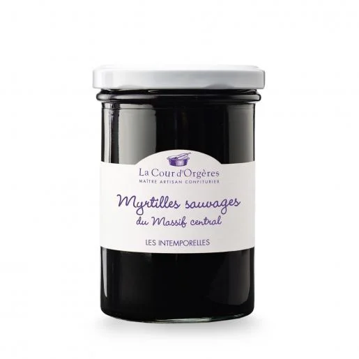 Confiture aux myrtilles sauvages du Massif Central (250g)