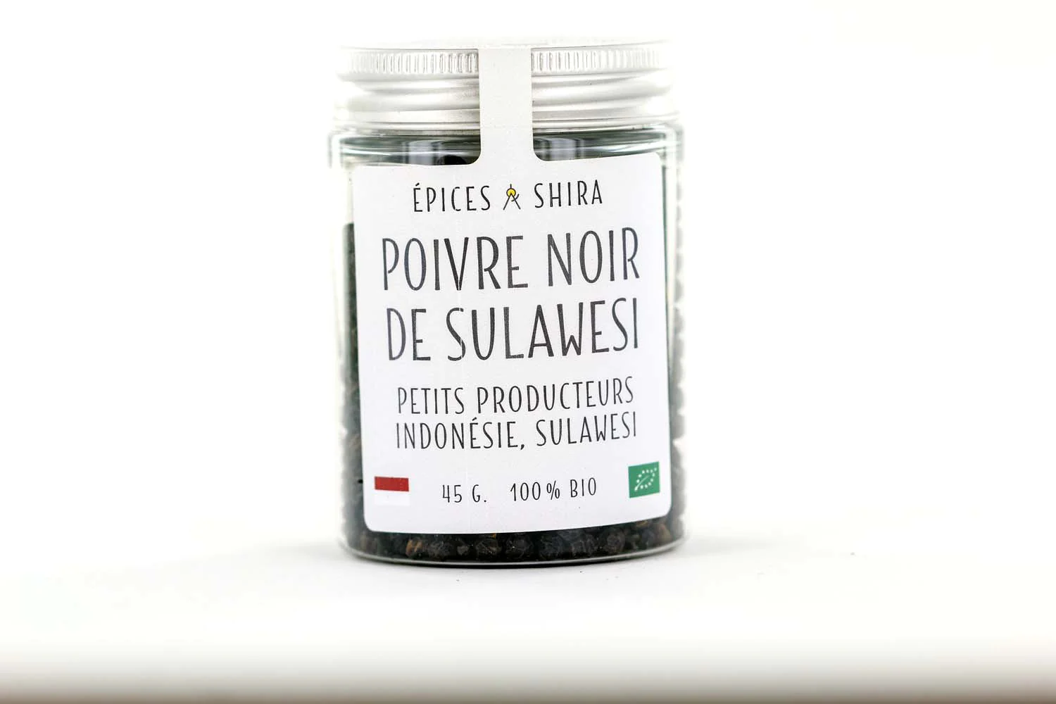 Poivre noir Bio d'Indonésie (45g)