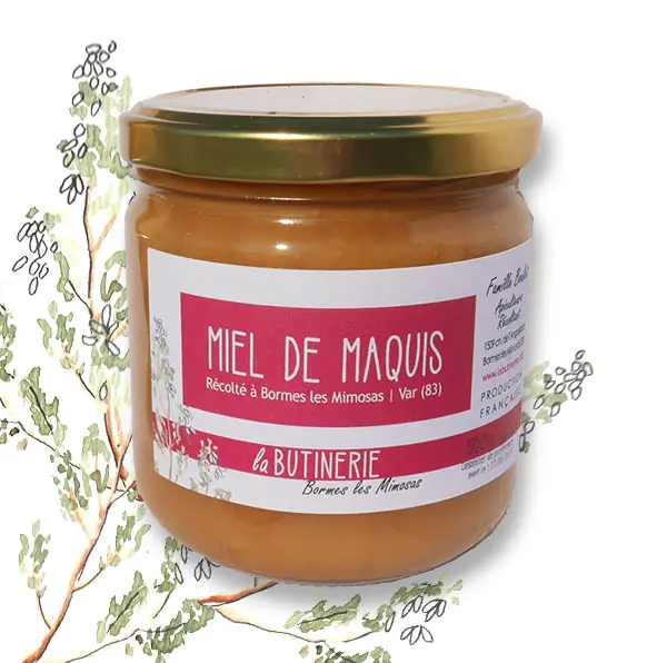 Miel de Maquis — La Butinerie (250g ou 500g)
