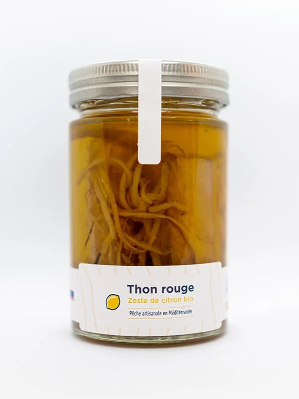 Thon rouge aux zestes de citron bio — 327ml