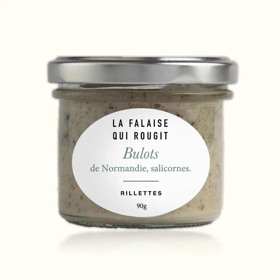 Rillettes de bulots de la Baie de Granville, salicornes — La Falaise qui Rougit